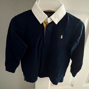 Ralph Lauren Solid Rugby Long Sleeve Shirt